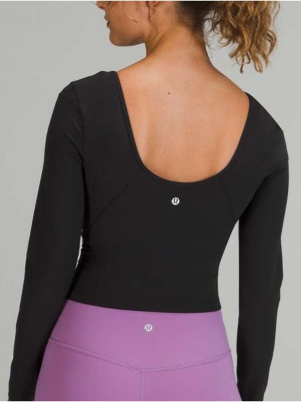 Lululemon Align Long Sleeve Shirt Black Size 4